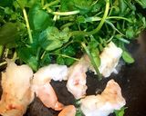 クレソンの海老玉子温野菜サラダ(^^)作り方1写真