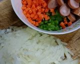 お誕生日に☆オムケーキ(*´ω｀*)作り方1写真