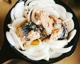 簡単♪*さば缶deアヒージョ*作り方4写真