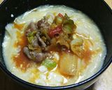 簡単にゅう麺に豚野菜炒め煮をのせて。作り方7写真