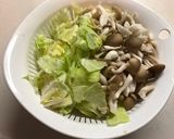 きのことキャベツの味噌炒め作り方1写真