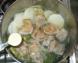 大根と鶏もも肉の煮物♪中華風作り方8写真