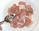 大根と鶏もも肉の煮物♪中華風作り方5写真
