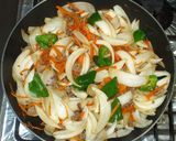 新たまねぎとひき肉の野菜炒め♪レモン風味作り方12写真