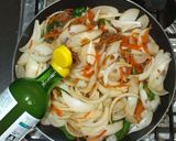 新たまねぎとひき肉の野菜炒め♪レモン風味作り方11写真