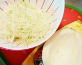 青パパイヤのめんつゆかつお節炒め作り方1写真