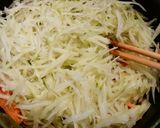 青パパイヤのめんつゆかつお節炒め作り方3写真