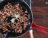 中華チャーハン：臘腸 (豚肉ソーセージ)作り方5写真