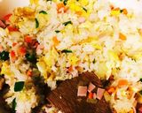 大豆のお肉☆簡単ヘルシーチャーハン作り方1写真