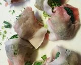 糖質制限☆お肉でロールアップブロッコリー作り方2写真