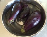 【簡単】【レンチン】蒸し茄子のごまポン酢作り方1写真