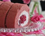 薔薇カクテルのロールケーキ（大人用）作り方27写真