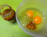 ＊納豆のタレでだし巻き卵＊作り方1写真