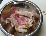 ほうれん草とベーコンのクリームパスタ作り方3写真