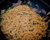 ほうれん草とベーコンのクリームパスタ作り方7写真