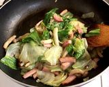 レタスとベーコンのオイスターソース炒め作り方5写真