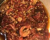 プルコギ風牛肉炒め作り方1写真