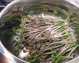 旨味と食感を逃がさないわらびの灰汁抜き作り方1写真