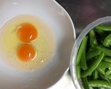 大量❁﻿スナップえんどうのおかずサラダ作り方2写真