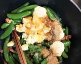 大量❁﻿スナップえんどうのおかずサラダ作り方9写真