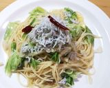 美味!しらすと春キャベツのペペロンチーノ作り方8写真