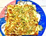 作り置き牛ごぼうdeお好み焼き★弁当作り方9写真