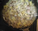 豚きのこゆかりパスタ作り方1写真