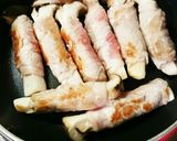 簡単 ポン酢で食べるエリンギの豚肉巻き作り方4写真