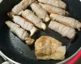 簡単 ポン酢で食べるエリンギの豚肉巻き作り方7写真