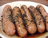 レンジで一瞬！　イタリアンなソーセージ☆作り方5写真