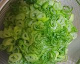青い部分消費❣ネギチーズチヂミ作り方1写真