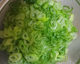 青い部分消費❣ネギチーズチヂミ作り方1写真