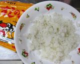 ライスサラダとハムの手巻き寿司作り方1写真