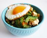 ゴーヤと豆腐のガパオ風作り方4写真