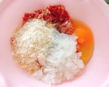 ふわとろオムライス☆煮込みハンバーグのせ作り方2写真