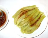 茹でナスの薬味ソースかけ♪簡単作り方7写真