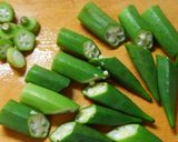 簡単♡鶏むね肉とオクラ野菜のケチャ煮込み作り方5写真