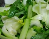 簡単♪朝食＊チンゲン菜ともやしのお吸い物作り方2写真