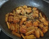 鶏もも肉とごぼうの炒め煮作り方6写真