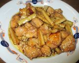 鶏もも肉とごぼうの炒め煮作り方7写真