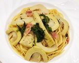 タケノコとコシアブラの和風春パスタ♡旬♪作り方14写真