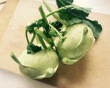 コールラビと胡桃のサラダ作り方1写真
