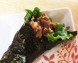 簡単☆子ども大好き！焼肉手巻き寿司作り方8写真