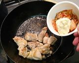 キムチマヨ炒め作り方3写真