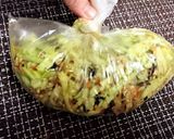 【キャベツと干しエビのごま塩昆布和え】作り方4写真