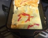 チーズ紅生姜入りだし巻き卵作り方3写真