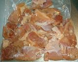 鶏肉と3色ピーマンの中華風炒め作り方1写真
