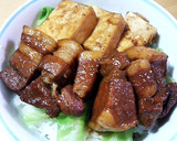 春キャベツといっしょに!コク旨豚の角煮丼作り方8写真