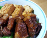 春キャベツといっしょに!コク旨豚の角煮丼作り方9写真
