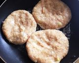 簡単★鶏挽肉でカフェ風ミートハンバーグ作り方6写真